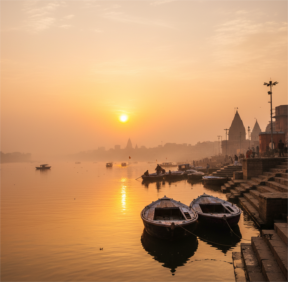 Morning at ghats
